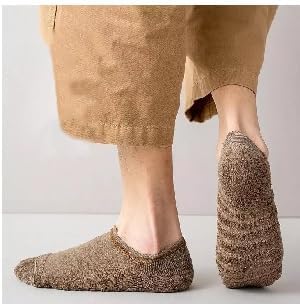 TENDSY Men's Cotton No Show Socks, Anti Slip Silicon, Terry Loafer/Low Cut, Multi Colours, Pack of 10 Pairs, Free Size - Image 3
