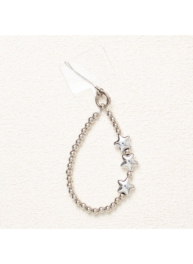 NIBEMINENT Phone Charm/ Chain Strap for Women Girls, Love Short Sleeve Cell Phone Case Lanyard Wrist Strap