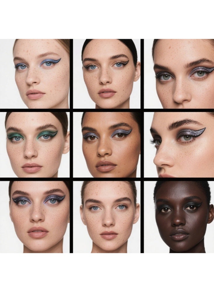 مونايا N003 السائل Eyeliner,كريمي,فوق الصبغة والماء,يخلق خطوط جريئة ومحددة, نباتية وخالية من القسوة, أسود - Image 5