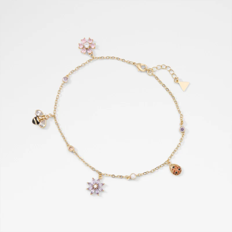 ALDO FLORALUXIE Embellished Charms Anklet