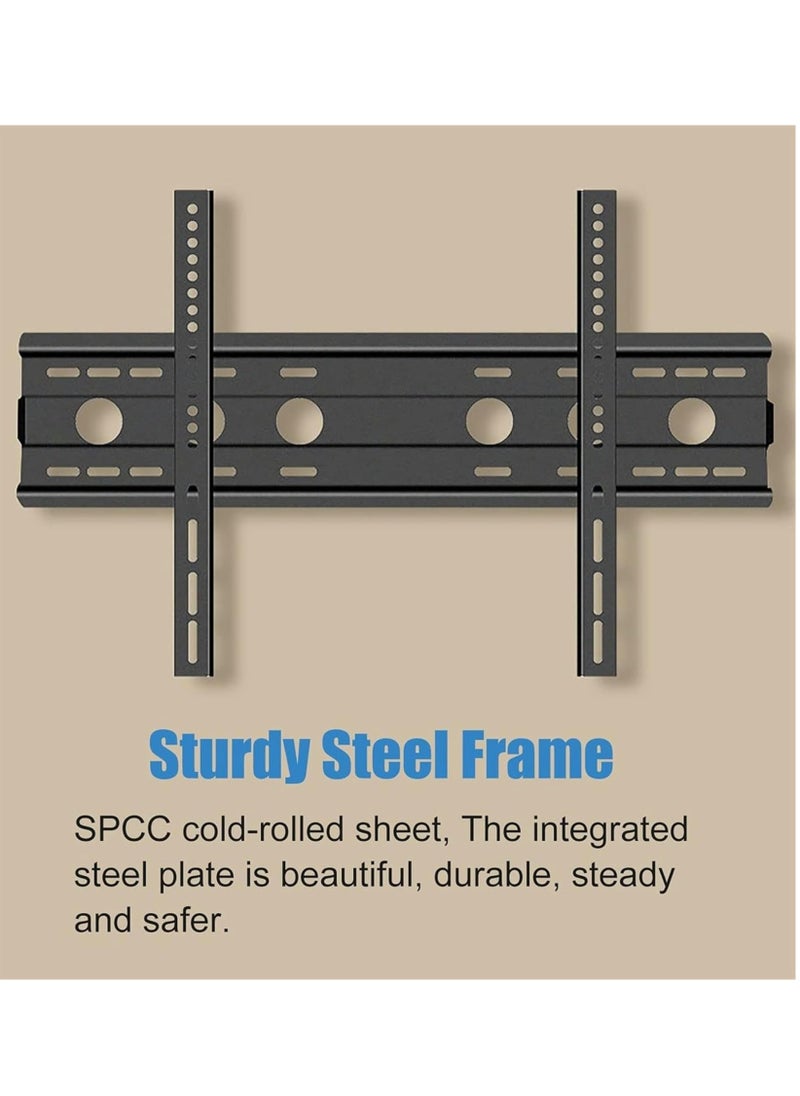 FlashHawk Mobile TV Stand with Projector and Laptop Shelf for 32-65 Inch Screens for Living Room, Bedroom and Office, Holds up to 88 lbs  - Image 3