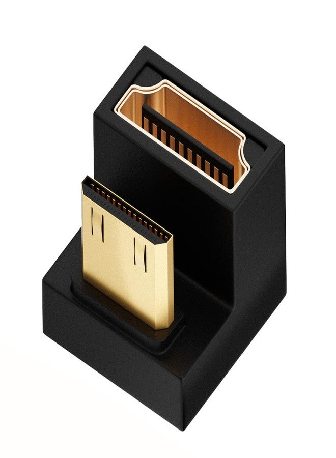 CY YC° 4K Cable 360 Degree Up Opposite U Shape Back Angled Mini HDMI 1.4 Male to HDMI Female Extension Adapter Converter - Image 1