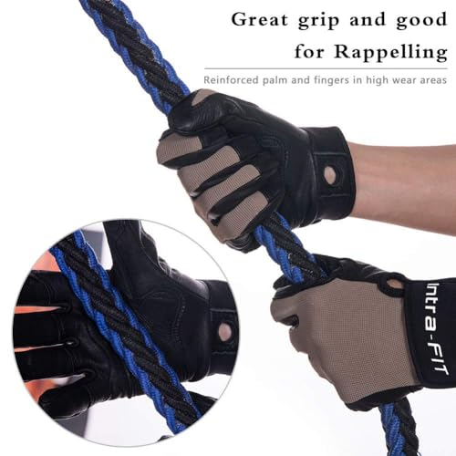 Intra-FIT Climbing Gloves Rope Gloves,Perfect for Rappelling Rescue Rock/Tree/Wall/Mountain Climbing,Adventure,Outdoor Sports - Image 4