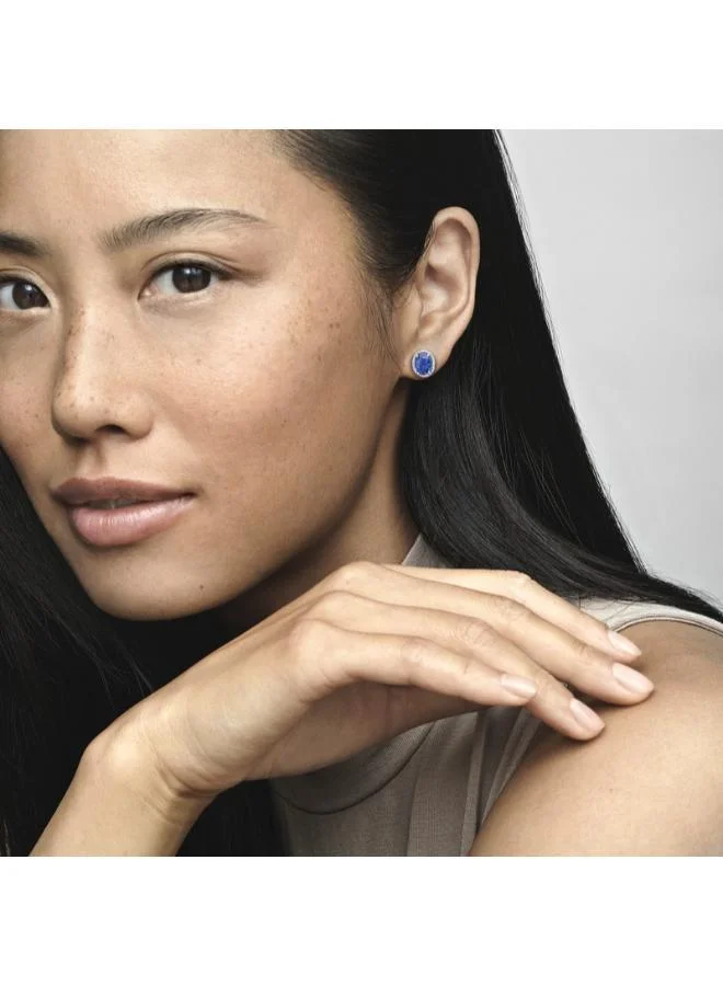 باندورا Sparkling Statement Halo Stud Earrings