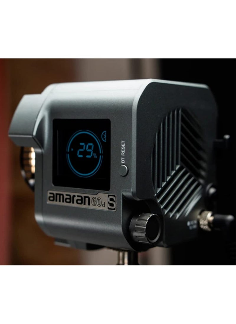 Aputure Aputure Amaran 60D S,Amaran 60D COB Daylight LED Video Light,65W 5600k Bluetooth App Control 8 Built-in Lighting Effects DC/AC Power Supply  - Image 4