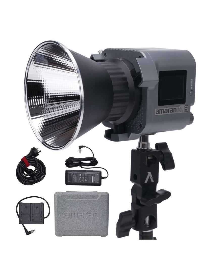 Aputure Aputure Amaran 60D S,Amaran 60D COB Daylight LED Video Light,65W 5600k Bluetooth App Control 8 Built-in Lighting Effects DC/AC Power Supply  - Image 1