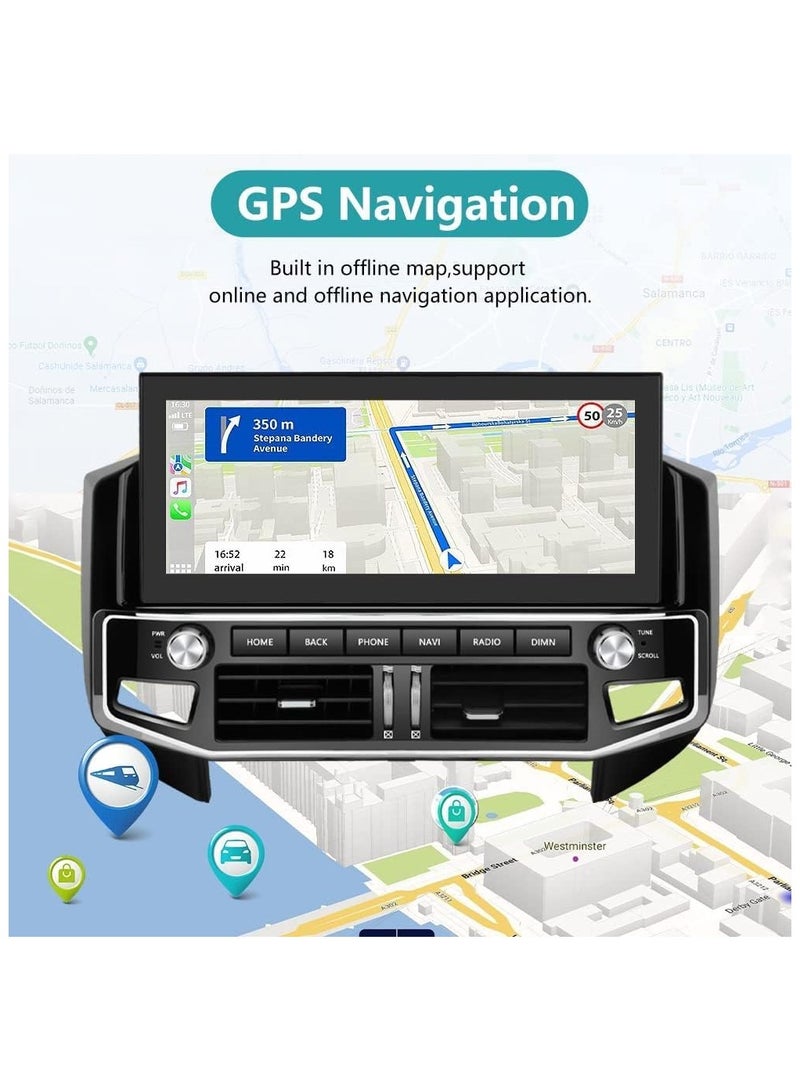 WINCA WINCA 12.3'' Car Stereo Screen Android System With CarPlay Compatible With Mitsubishi Pajero 2007-2022 4GB+32GB WI-FI Bluetooth Calling Navigation (1 YEAR WARRANTY)  - Image 4