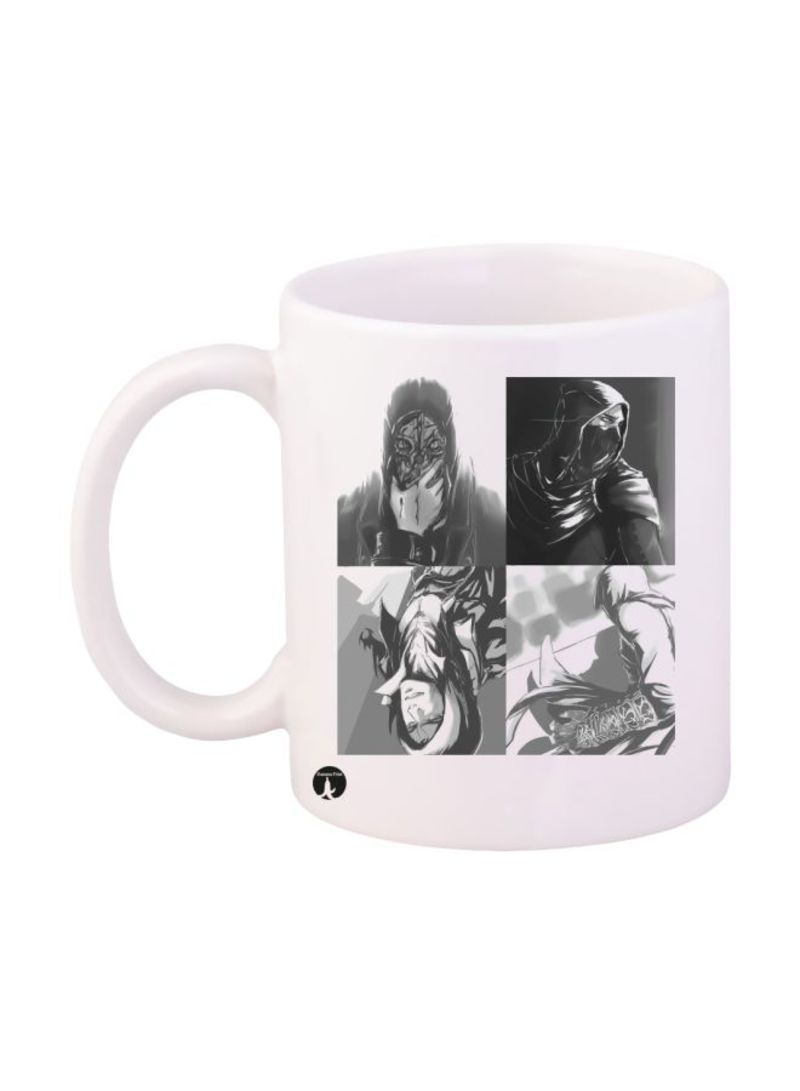 RKN Assassin's Creed Character Printed Mug White/Grey Standard Size