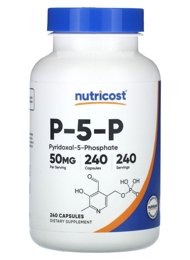 Nutricost P-5-P 50 mg  240 Capsules