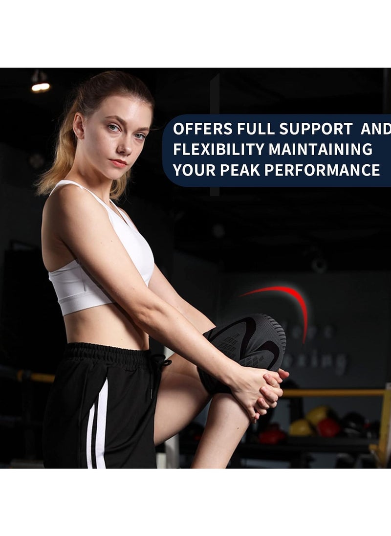 Goolsky - Knee Brace 2 Pack Knee Compression Sleeve Support for Men & Women Weightlifting, Gym, Workout, Hiking, Sports (Large) - Image 1