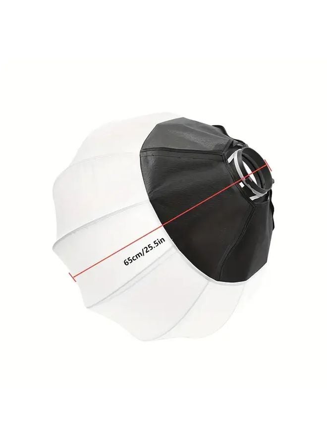 الديڤيوزر القابل للطي الأبيض مقاس 25.5 بوصة مع حامل باونز للفلاش الاستوديو - Image 3