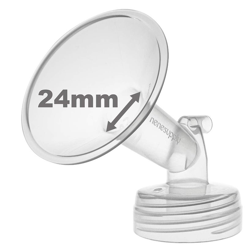 Nenesupply 24mm 1 pc Flanges Compatible with Spectra S2 Spectra S1 9 Plus Breastpumps Replacement to Spectra Pump Parts and Spectra Flange Compatible with Spectra S2 Parts and Spectra Accessories