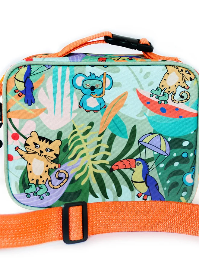 ميلك آند مو حقيبة غداء أطفال معزولة ميلك آند مو، أخضر