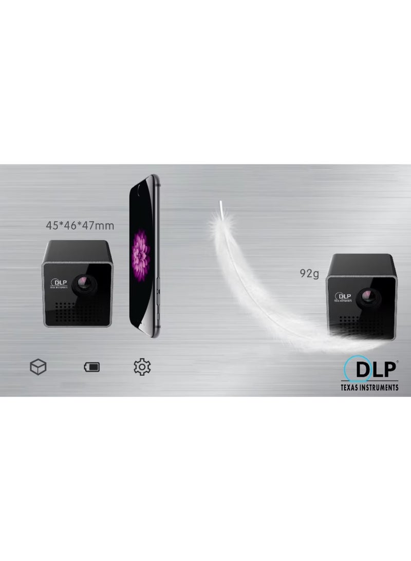 DLP Mini Portable LED DLP Wifi Projector for Home Office With Wireless Projector - Image 5