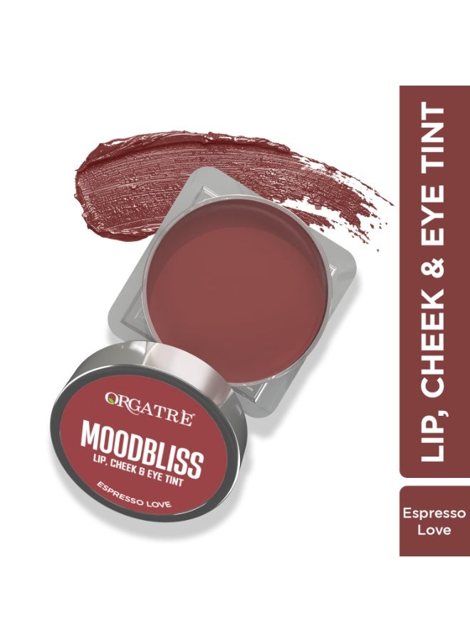Orgatre Moodbliss Lip, Cheek & Eye Tint with Goodness of Kojic Acid & Retinol (Espresso Love, 8GM) - Image 4