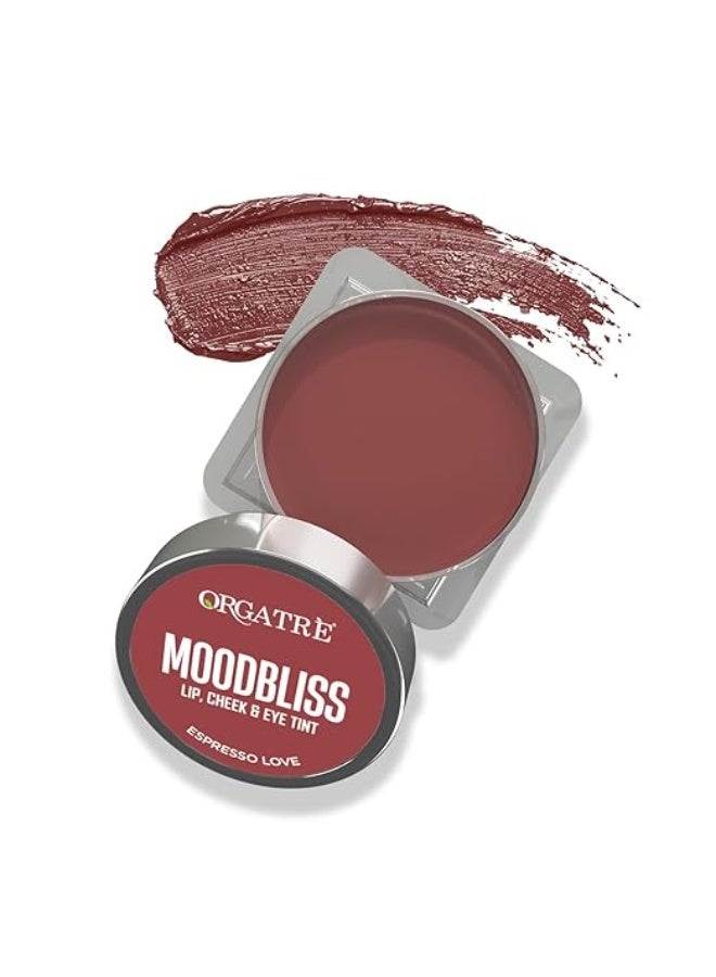 Orgatre Moodbliss Lip, Cheek & Eye Tint with Goodness of Kojic Acid & Retinol (Espresso Love, 8GM) - Image 1