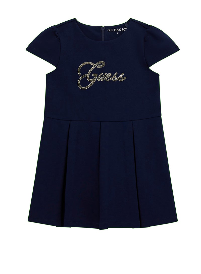 GUESS Kids Short Sleeve Punto Milano Dress - Image 1