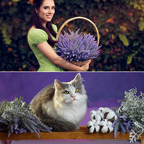 Besteek 10 Bundles Fake Flowers Artificial Lavender Faux Plastic Plants Purple Flowers for Home Decor Wedding Kitchen Garden Patio Porch Window Box Office Table Centerpieces Indoor Outdoor Decorations - Image 5