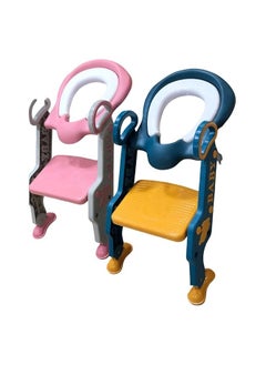 Whynot Child Potty Training Seat with Foldable Ladder – Kids Toilet Training Chair with Anti-Slip Steps & Handles – Fits Most Standard Toilets  - Image 3