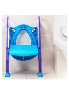 Whynot Child Potty Training Seat with Foldable Ladder – Kids Toilet Training Chair with Anti-Slip Steps & Handles – Fits Most Standard Toilets  - Image 5