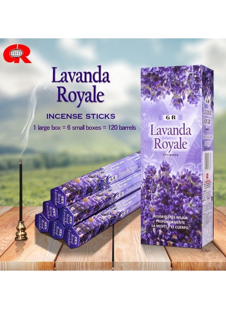 Handmade Lavanda Royale Incense Sticks for Yoga Meditation Healing Soothing Prayer and Romance Atmosphere