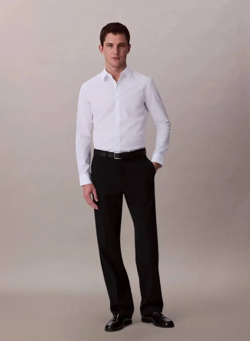 CALVIN KLEIN Supima Stretch Cotton Slim Shirt
