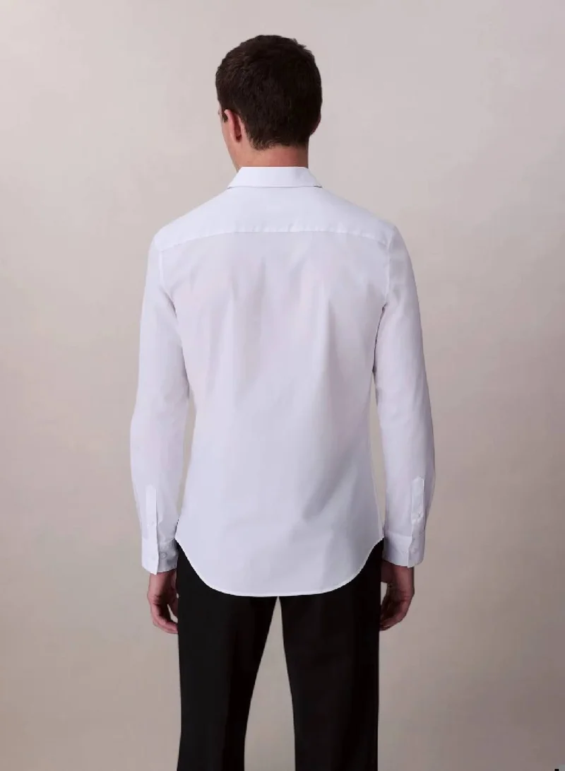 CALVIN KLEIN Supima Stretch Cotton Slim Shirt