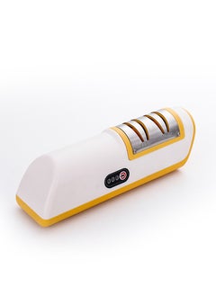 M MIAOYAN 2-stage household electric knife sharpener, kitchen gadget multifunctional artifact, equipped with 4 sharpening ports, suitable for coarse and fine knives  - Image 1