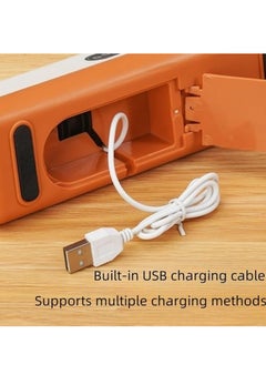 M MIAOYAN 2-stage household electric knife sharpener, kitchen gadget multifunctional artifact, equipped with 4 sharpening ports, suitable for coarse and fine knives  - Image 5