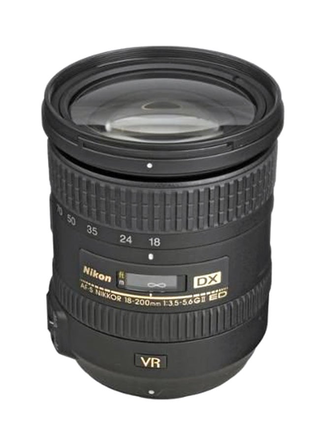 عدسات ED VR II ببُعد بؤري 18-200 مم وفتحة عدسة f/3.5-5.6G أسود