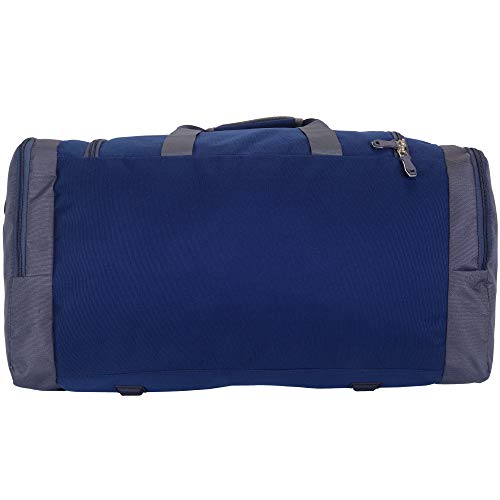 ROZEN Nylon 50 Liters Heavy Dutty Carry On Luggage Travel Luggage Duffel Bag (Navyblue), 26.80 Cms - Image 4