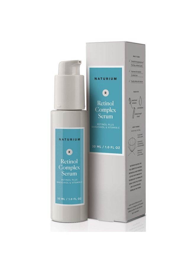 NATURIUM Naturium Retinol Complex Serum, Encapsulated Retinols & Bakuchiol, Refining & Smoothing Facial Serum, 1 oz  - Image 1
