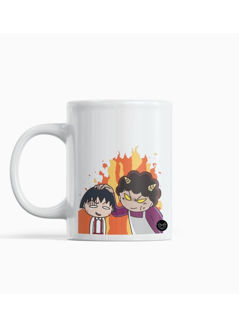 Phone Planet White mug with Maruko design print