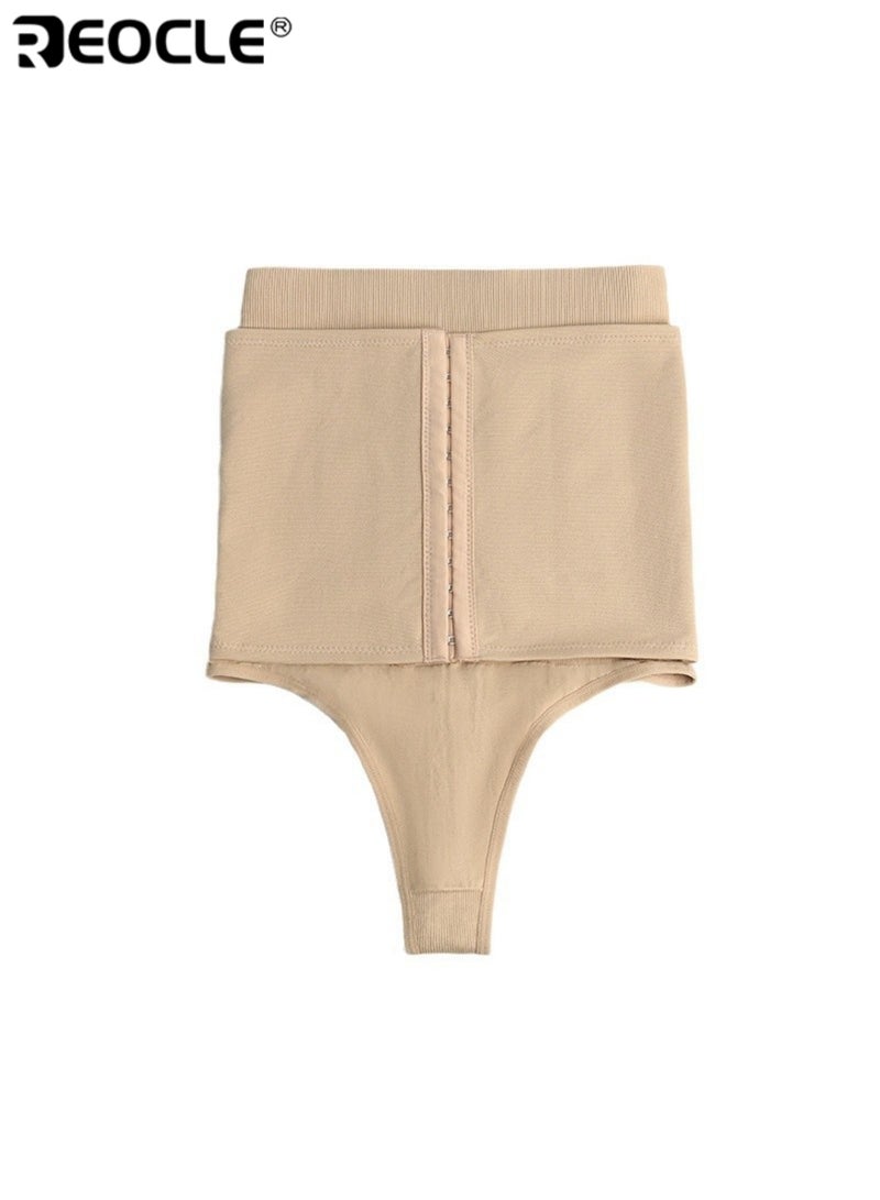 REOCLE Women's Multi-Setting Hook-and-Eye Waist Trainer Contoured Elasticated Body Shaper with Adjustable Tightness Breathable Material & Discreet Design for Waist & Tummy Support - Image 2