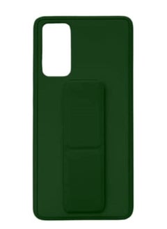 glassology Samsung Galaxy A53 case with Magnetic Stand & Holder, Premium Silicone Vertical & Horizontal Hand Strap Grip Multi Stand, Car Mount Kickstand Finger Strap with Screen Protector (Green)  - Image 1