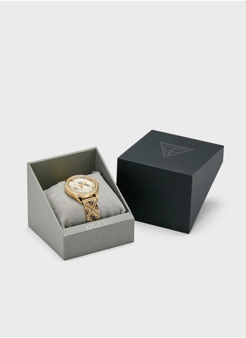 GUESS Claudia Mesh Strap Analog Watch
