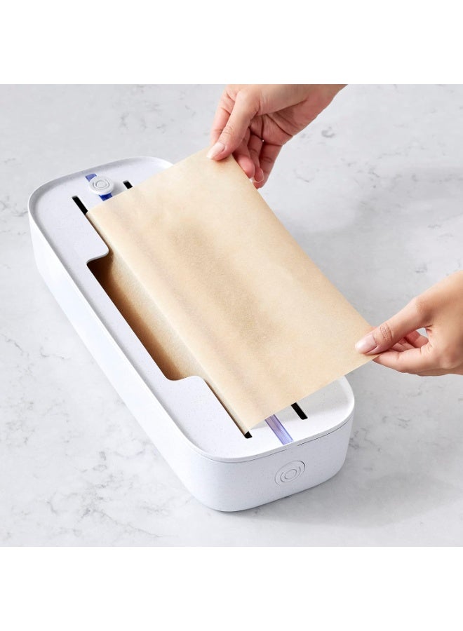 يوكوبيا YouCopia StoraRoll Drawer Food Wrap Dispenser, Foil, Plastic and Wax Paper Organizer with Cutter and Labels for Kitchen Organization - Image 5