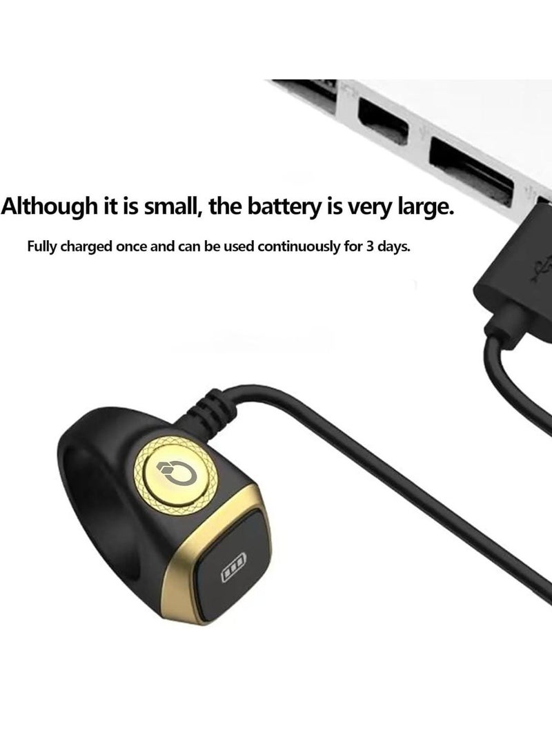 iQIBLA Zikr Ring with 5 Prayer Times Notifications & Digital Tasbih Counter Smart Islamic Ring for Daily Prayers, Compact & Wearable Tasbeeh with OLED Display, Waterproof, Ideal Islamic Gift - Image 3