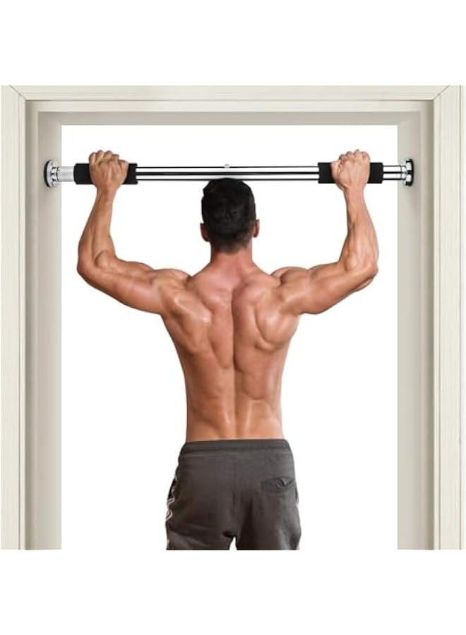 TRASSLE Doorway Pull Up Chin Up for Doorway, Adjustable 24.5 to 36 Inches Upper Body Workout Heavy Duty Home Gym Exercise Fitness Door Exercise - Image 1