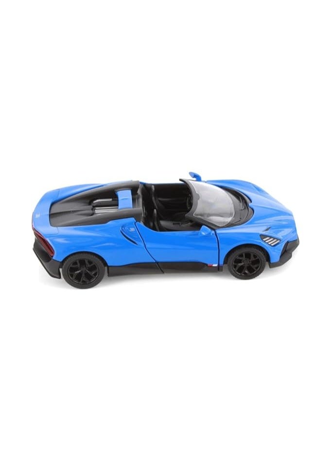 Kinsmart Bugatti Mistral Die-Cast Car – 1:36 Scale Model with Pull Back Action-Blue - Image 2