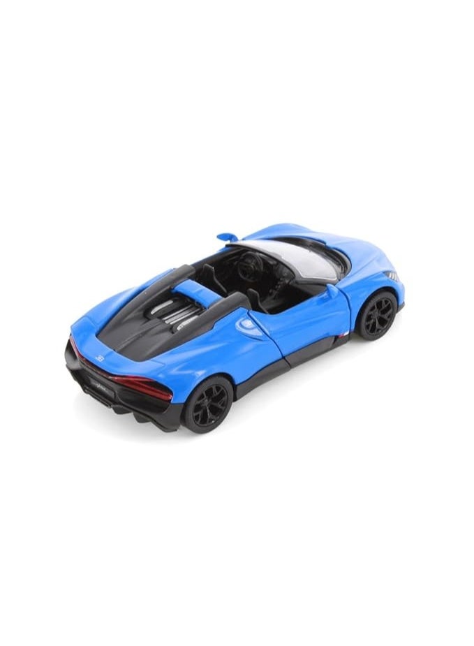 Kinsmart Bugatti Mistral Die-Cast Car – 1:36 Scale Model with Pull Back Action-Blue - Image 5
