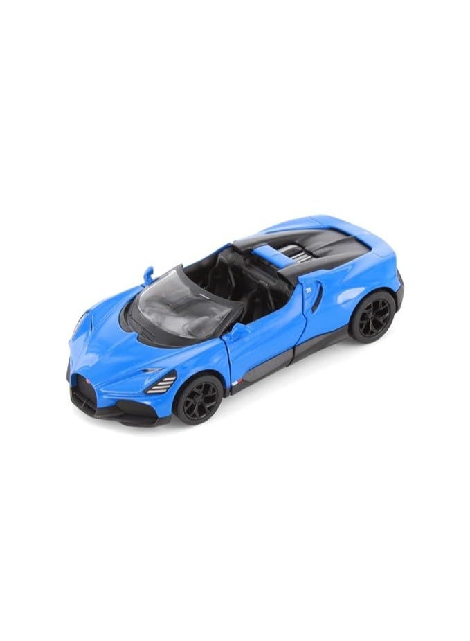 Kinsmart Bugatti Mistral Die-Cast Car – 1:36 Scale Model with Pull Back Action-Blue - Image 1