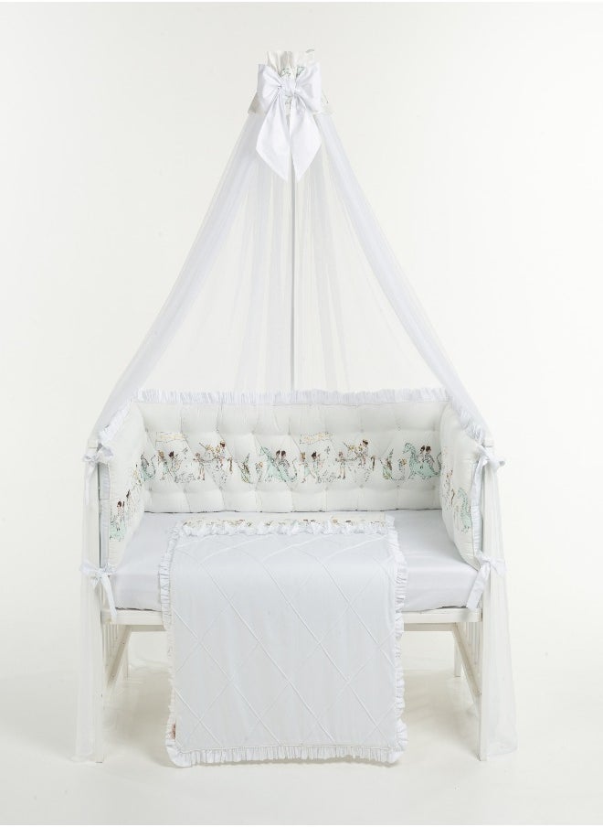 Monnet Baby - Crib Canopy - Magic Parade White: Elegant Nursery Decor, Mosquito Net for Baby's Sleep - Stylish, Safe, and Breathable - Image 1