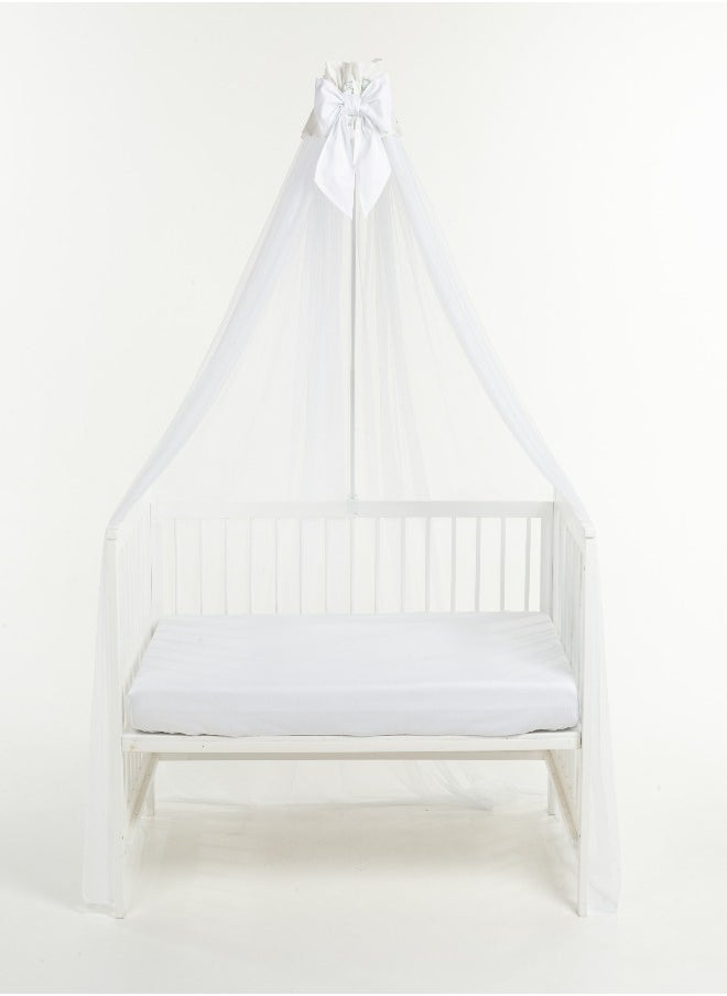 Monnet Baby - Crib Canopy - Magic Parade White: Elegant Nursery Decor, Mosquito Net for Baby's Sleep - Stylish, Safe, and Breathable - Image 1