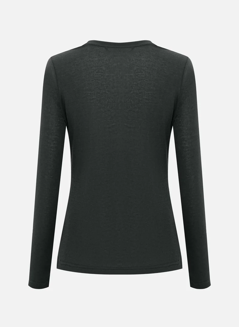 Lichi  Smooth jersey straight fit longsleeve for Women | Best Price UAE