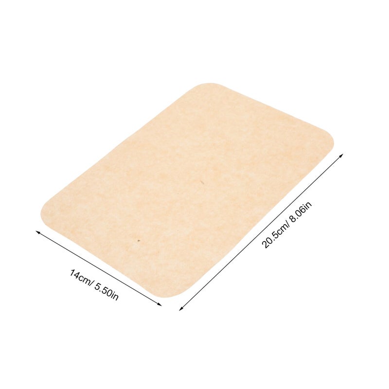 150pcs Natural Unperforated Air Fryer Parchment Paper Liners Non Stick Oil Absorbing Disposable Baking Sheets - Image 3