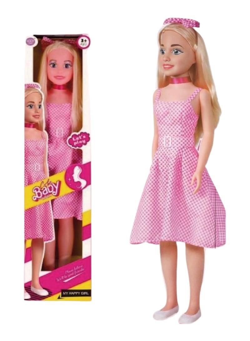 بي بي دمية أزياء جميلة للفتيات مع فستان 100 سم