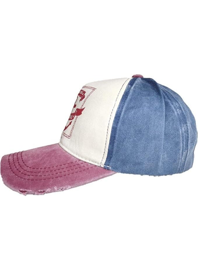 Sun Hat | Vintage Washed Cotton Cap with Nautical Anchor Design – 100% Cotton Headwear for Men & Women | Classic & Trendy Summer Fashion Accessory  - Image 3