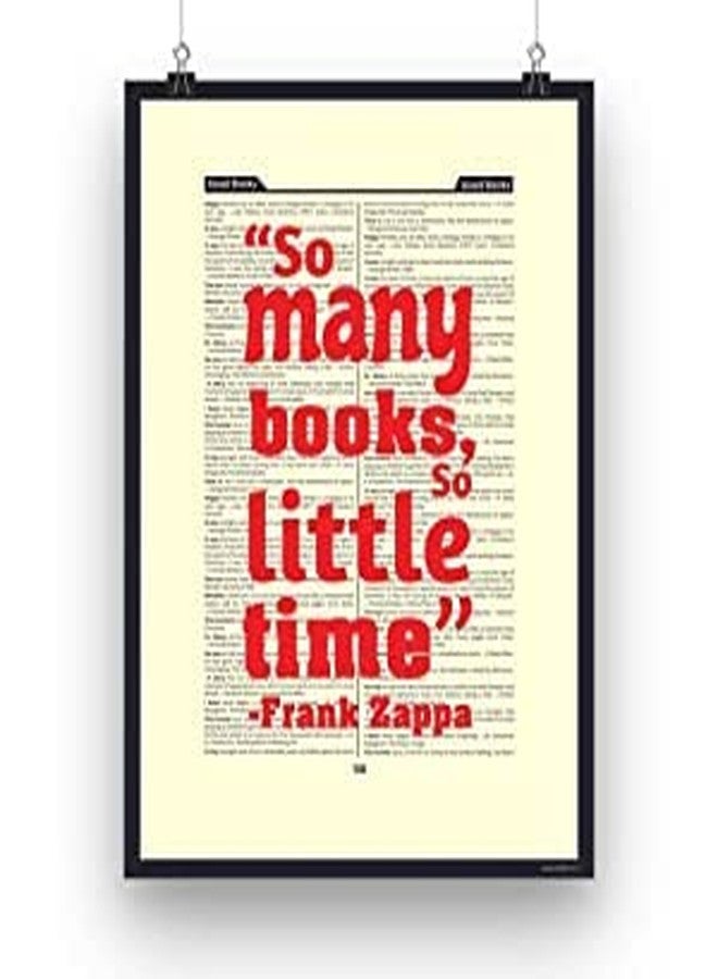 EKDALI Book Lover Wall Poster with Quotes - Aesthetic Unframed Poster for Home Living Room Bedroom Study Room Office Library_Poster size 13 X 19 inches - Image 1