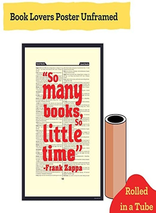 EKDALI Book Lover Wall Poster with Quotes - Aesthetic Unframed Poster for Home Living Room Bedroom Study Room Office Library_Poster size 13 X 19 inches - Image 4